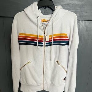 NWT Aviator Nation zip up hoodie size small